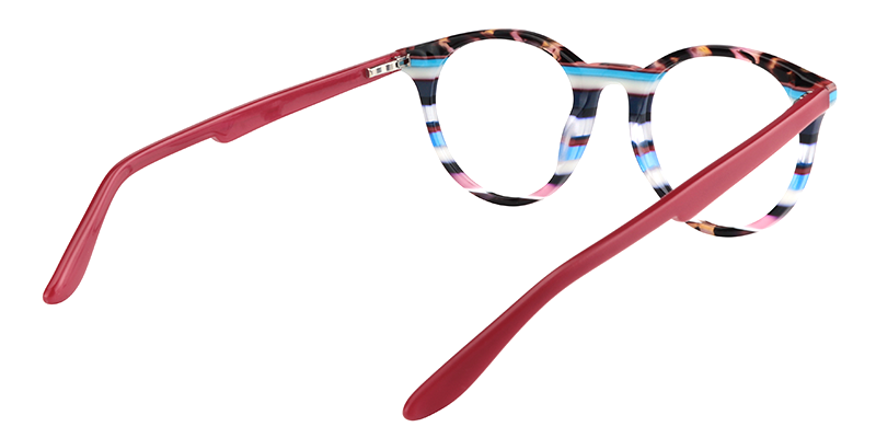 Round Multicolour Glasses | Zeelool Eyeglass Frames5
