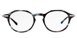 Alger Round Blue Glasses 0