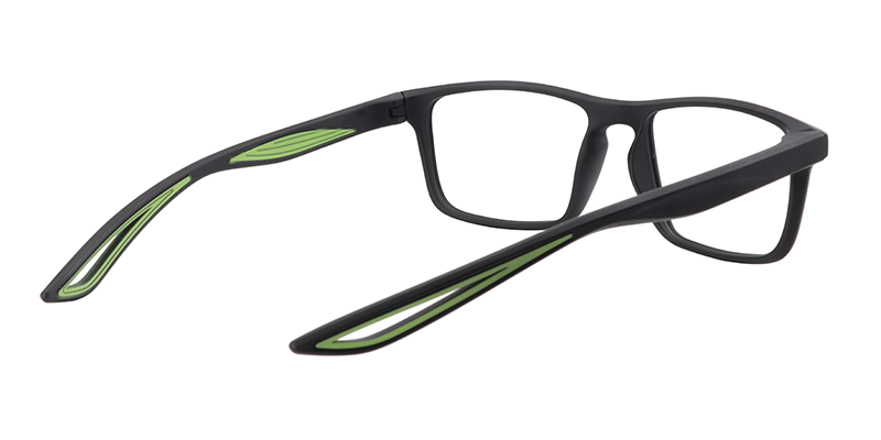 Rectangle Green Glasses | Zeelool Eyeglass Frames5