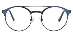 Xaedan Aviator Dark Blue Glasses0