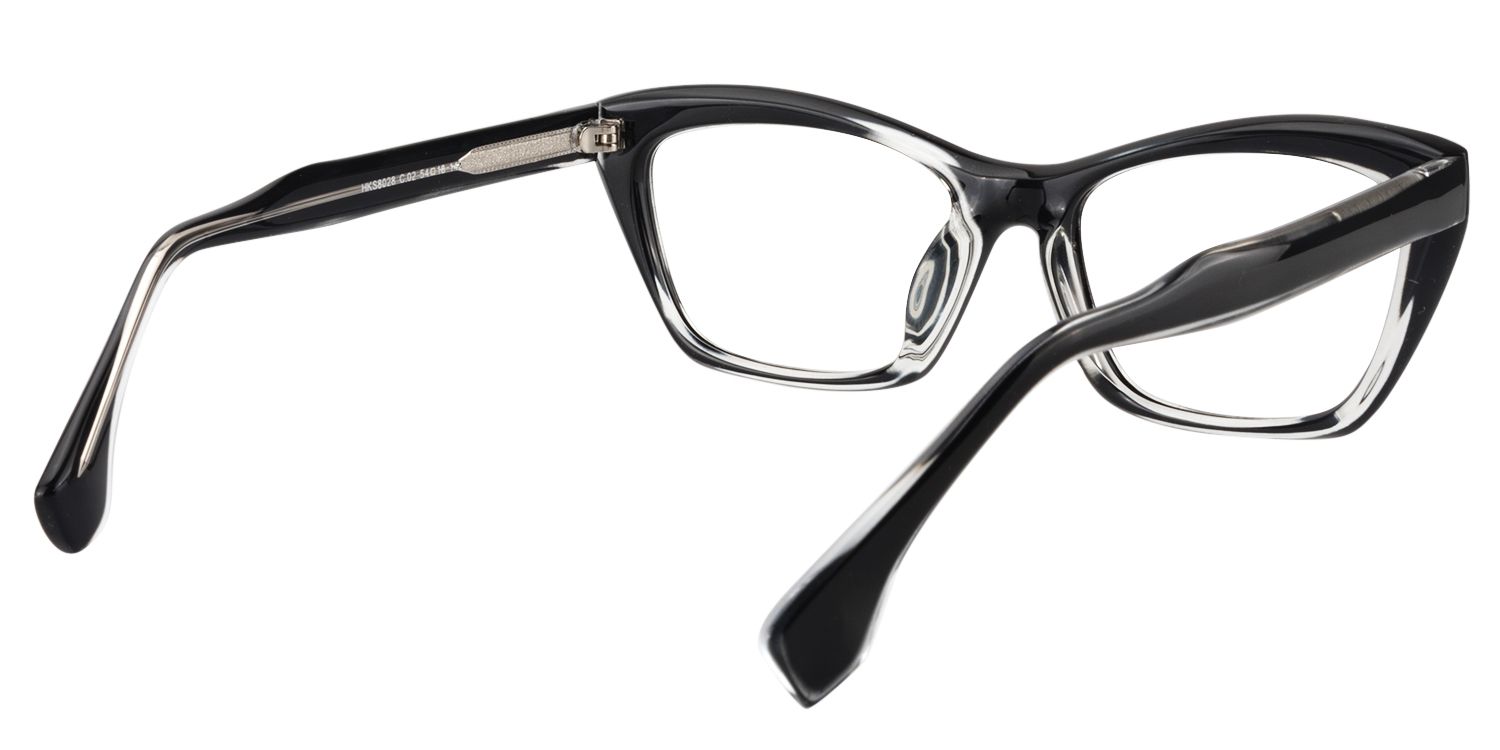 Cat eye Black Glasses | Zeelool Glasses5