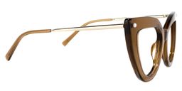 Garbo Cateye Brown Glasses3