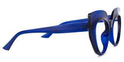 Depp Cateye Dark-Blue Glasses3