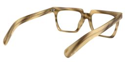 Xing Square Light Brown Glasses5