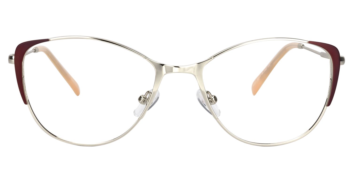 Cat eye Silver Glasses | Zeelool Glasses0