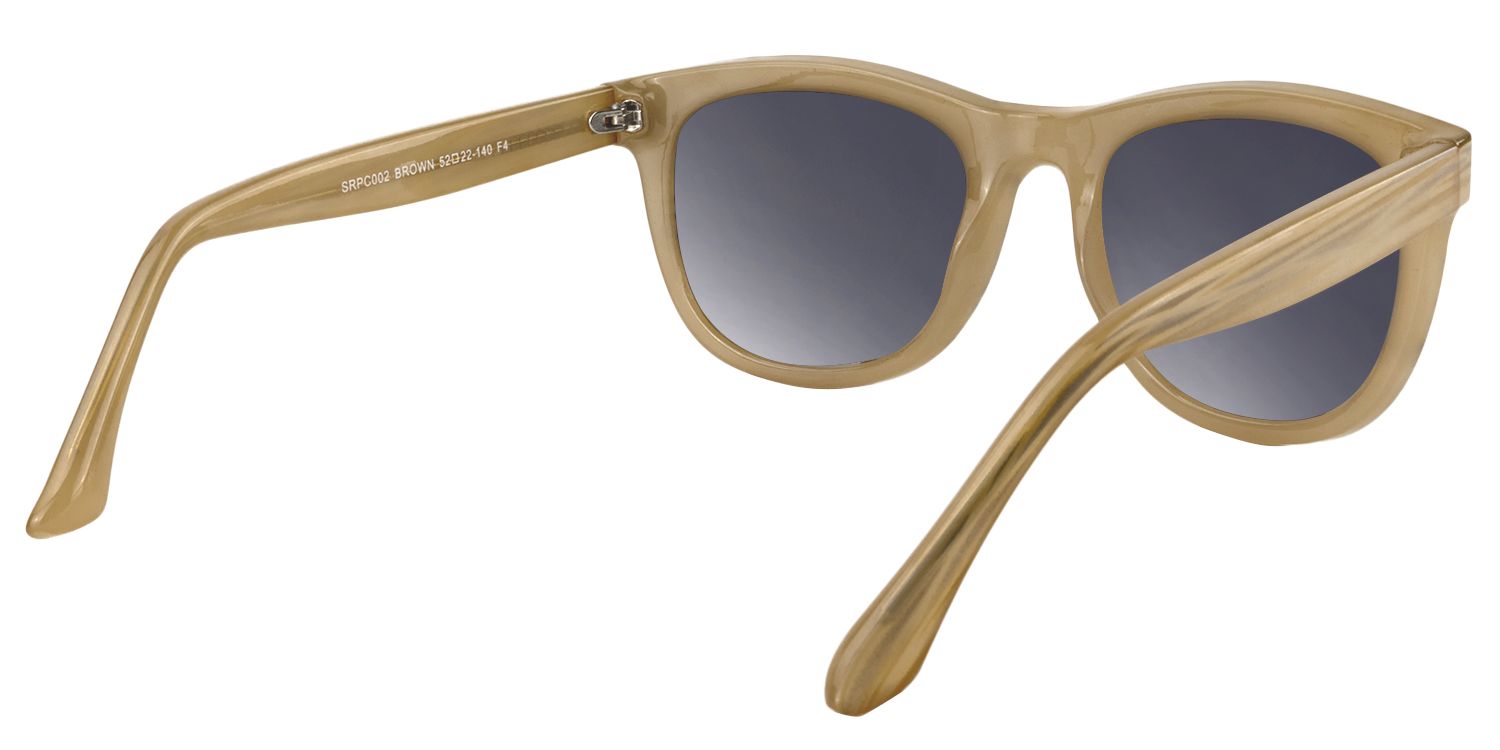 Square Brown Sunglasses | Zeelool Sunglasses5