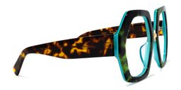 Otero Geometric Dark-Green Glasses3