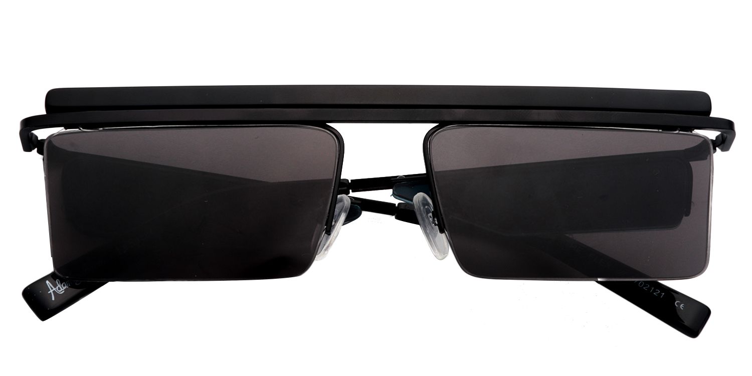 Rectangle Black Sunglasses | Zeelool Sunglasses1