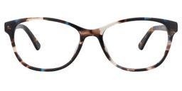 Calixte Oval Blue Tortoise Glasses0