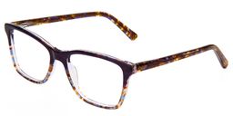 Cecilia Floral Rectangle Glasses16