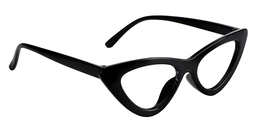 Joanna Cat Eye Black Glasses3