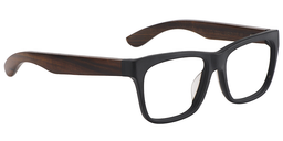 Jeffery Square Black Eyeglasses3