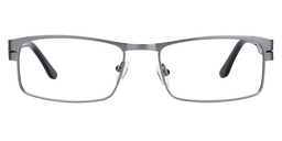 Evelyn Rectangle Gray Glasses0