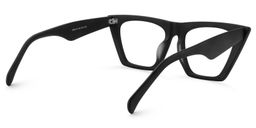 Cecile Cat Eye Black Glasses5