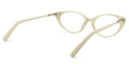 Calliope Cat eye Beige Glasses5