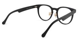 Calliste Round Black Glasses5