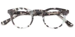 Abigail Round Gray Glasses1