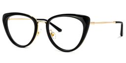 Blinda Cateye Black Glasses1