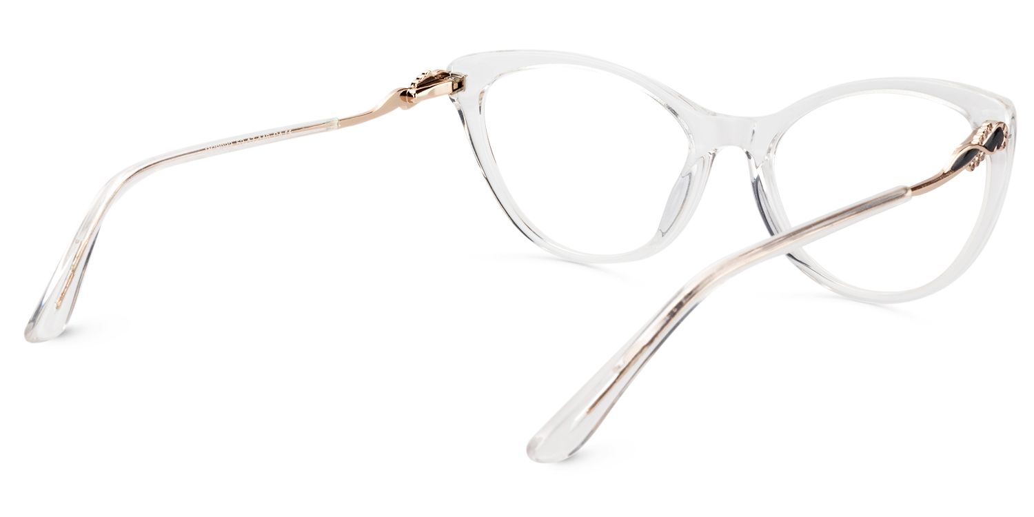 Cat Eye Clear Glasses | Zeelool Glasses6