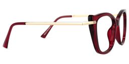 Wesby Cateye Red Glasses3