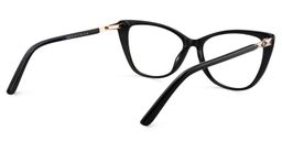 Candra Cat eye Black Glasses5