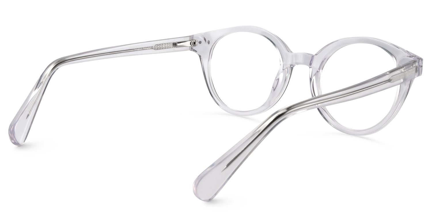 Round Clear Glasses | Zeelool Glasses5