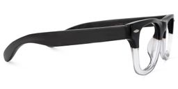 Mullane Square Black-Clear Glasses3