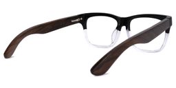 Atherbest Square Black-Clear Glasses4