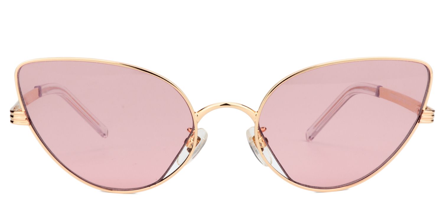 Cat-eye Gold Sunglasses | Zeelool Sunglasses0