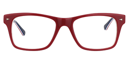 Barbie Rectangle Red Glasses0