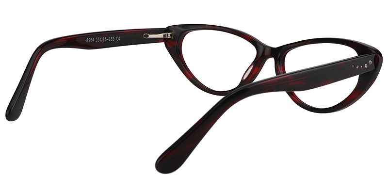 Cateye Red Glasses4