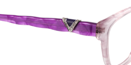 Candy Oval Purple Glasses5