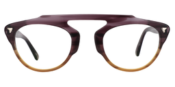 Serafina Aviator Purple Glasses 0