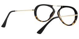 Marks Oval Gold-Tortoise Glasses5