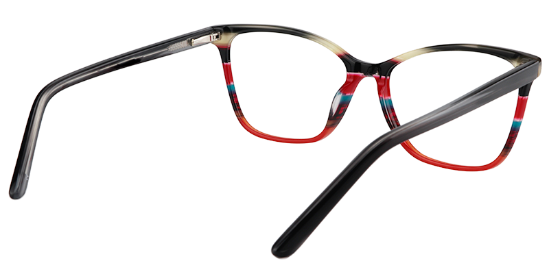 Rectangle Red Glasses5