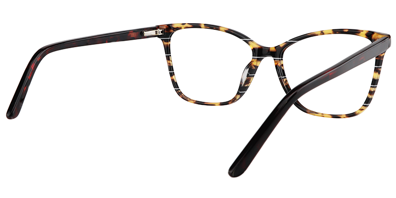 Rectangle Light Amber Glasses5