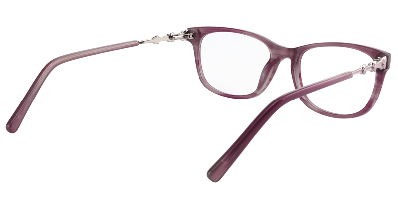 Rectangle Light Purple Glasses4