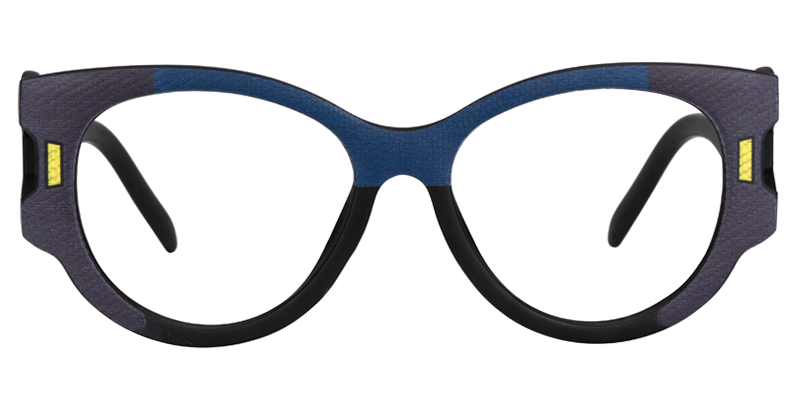 Round Blue Glasses0
