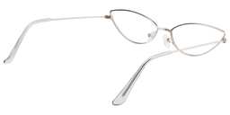 Claudia Cateye Silver Glasses3