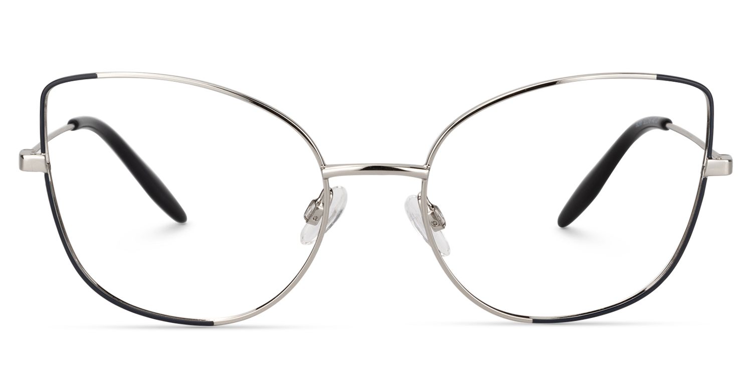 Cat Eye Silver Glasses | Zeelool Glasses0