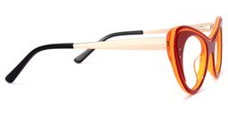 Mayra Cateye Red Glasses 3