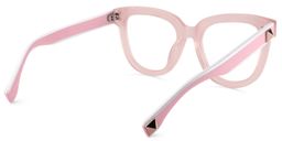 Cashlin Round Pink Glasses5