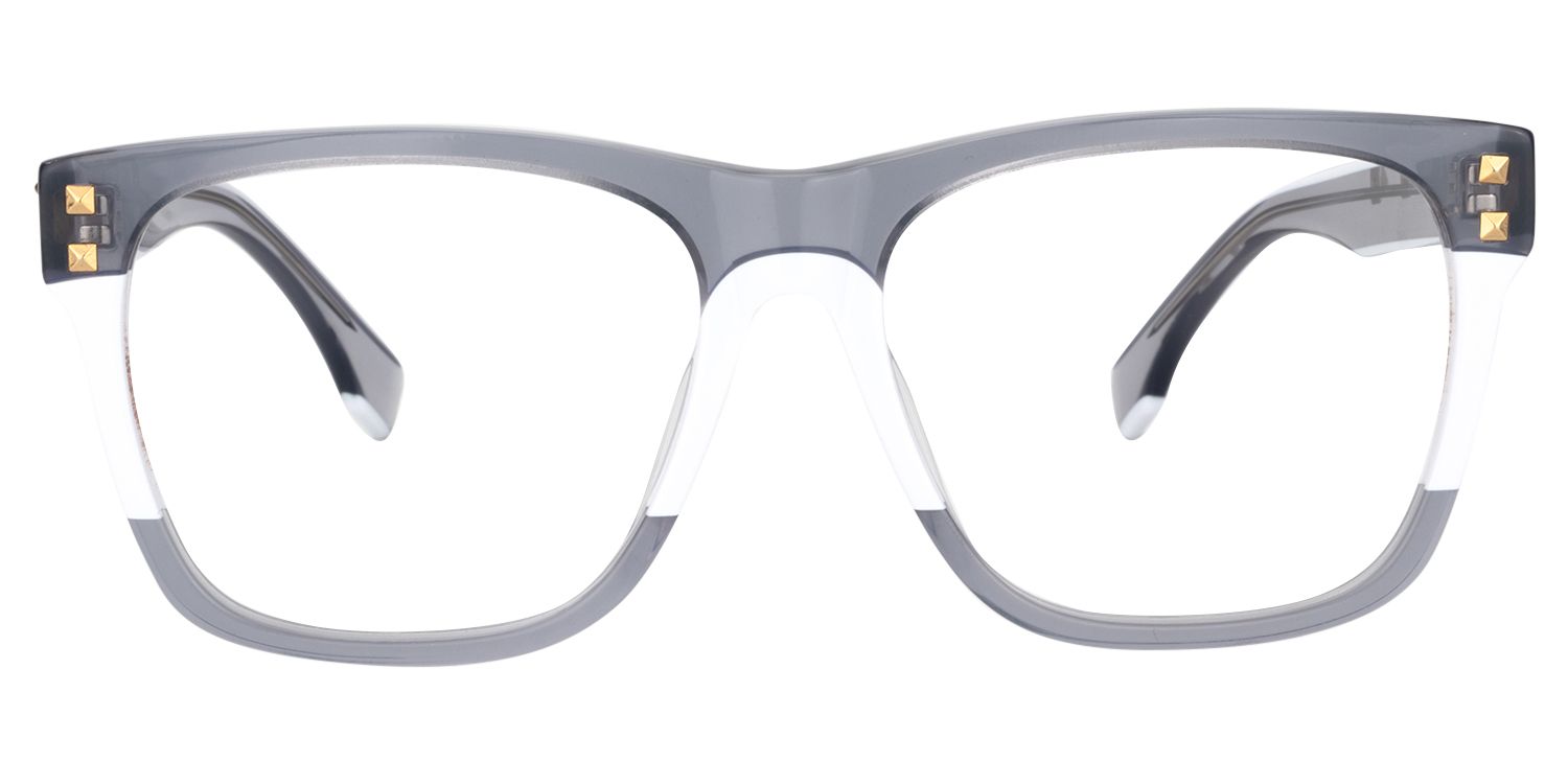 Square Gray Glasses | Zeelool Glasses0