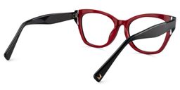 Casandra Square Black Glasses5