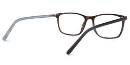 Akihito Rectangle Blue Black Glasses5