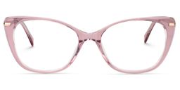 Chanda Cat Eye Pink Glasses0