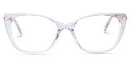Chanda Cat Eye Clear Glasses0