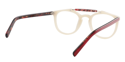 Brittany Aviator Creamy Glasses5