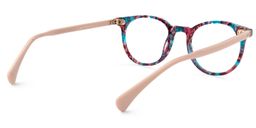 Chancella Round Floral Glasses5