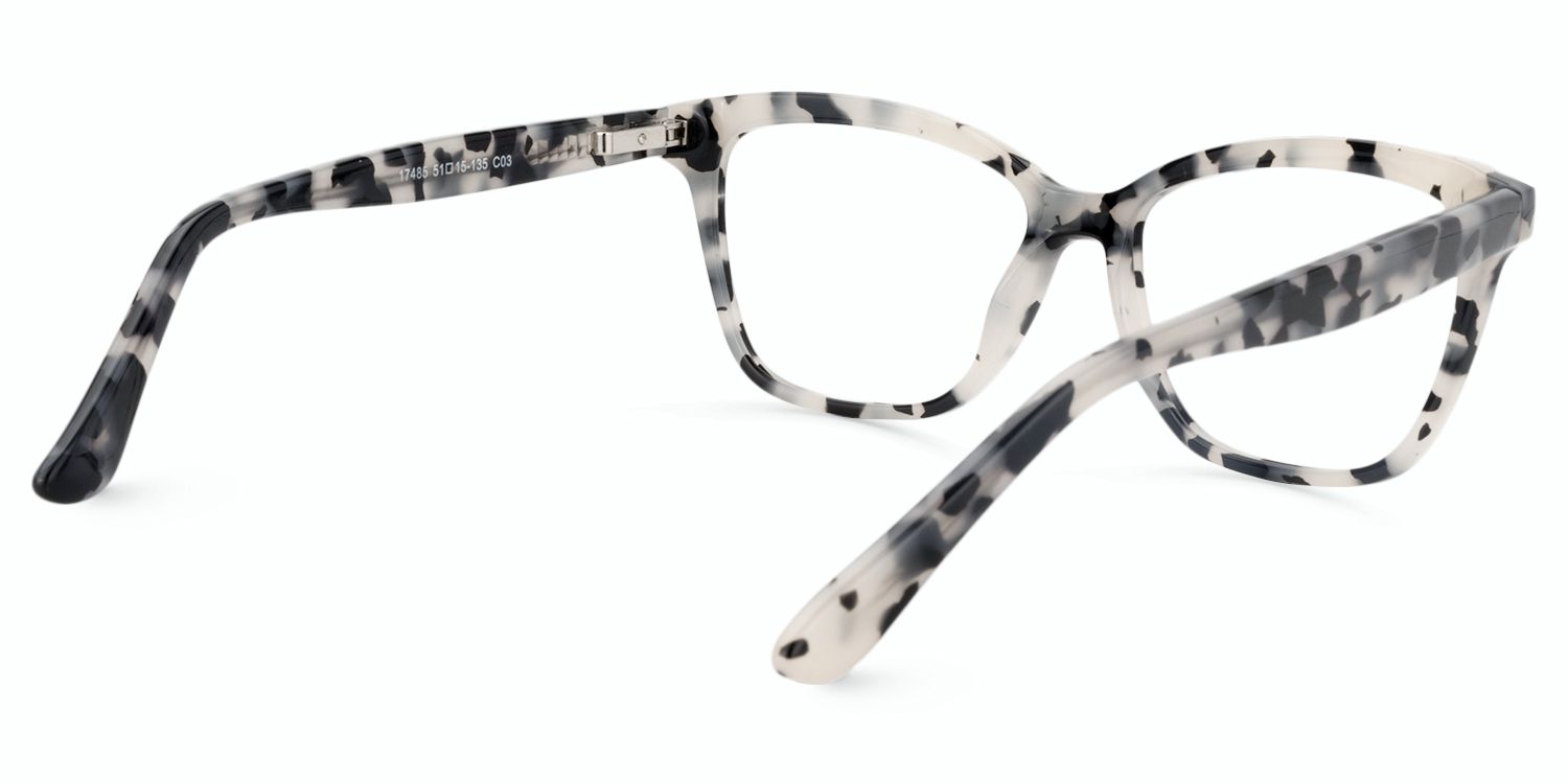 Square Light Tortoise Glasses | Zeelool Glasses5